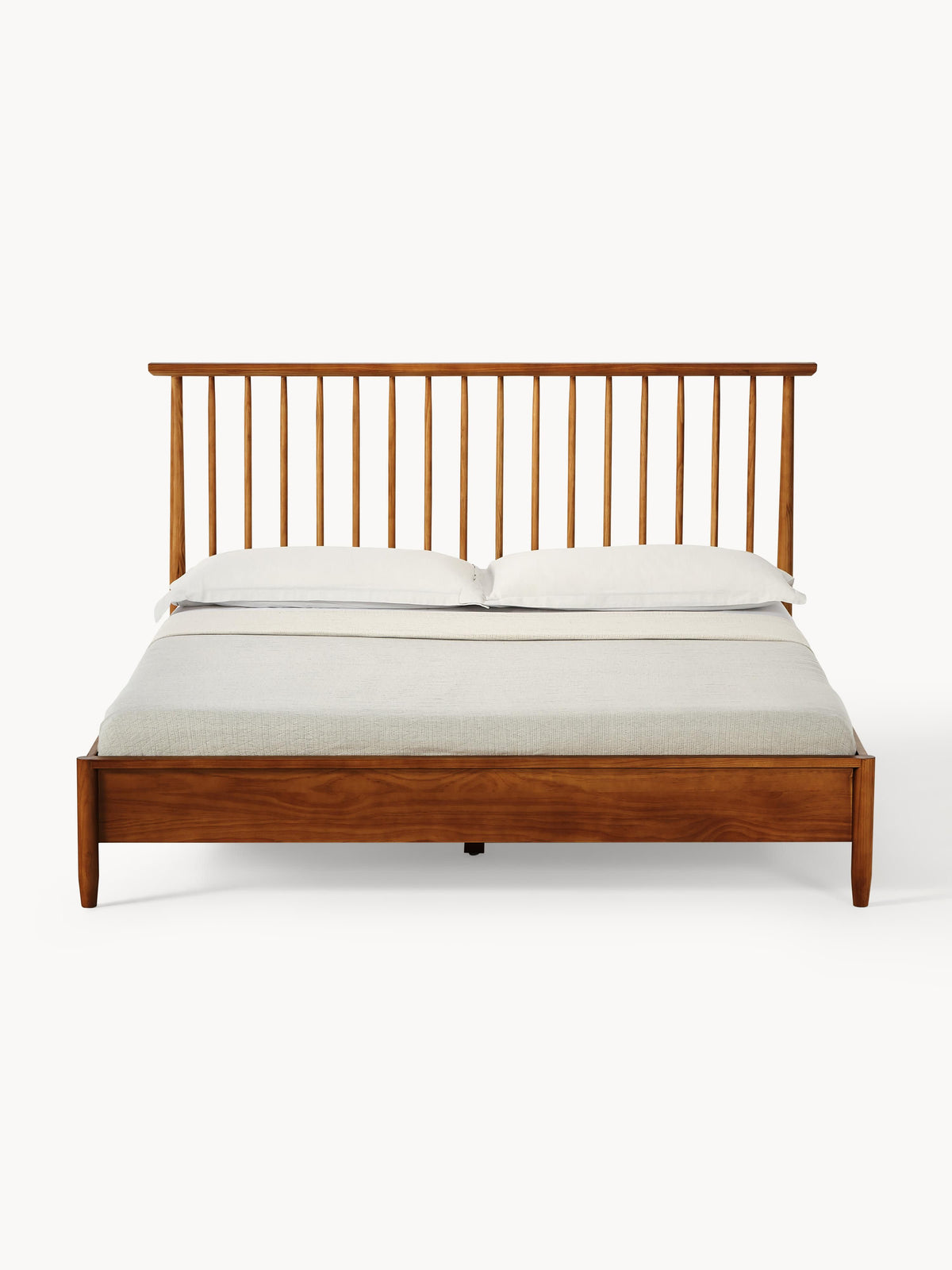 Winsloven Wooden Bed with Pine Headboard