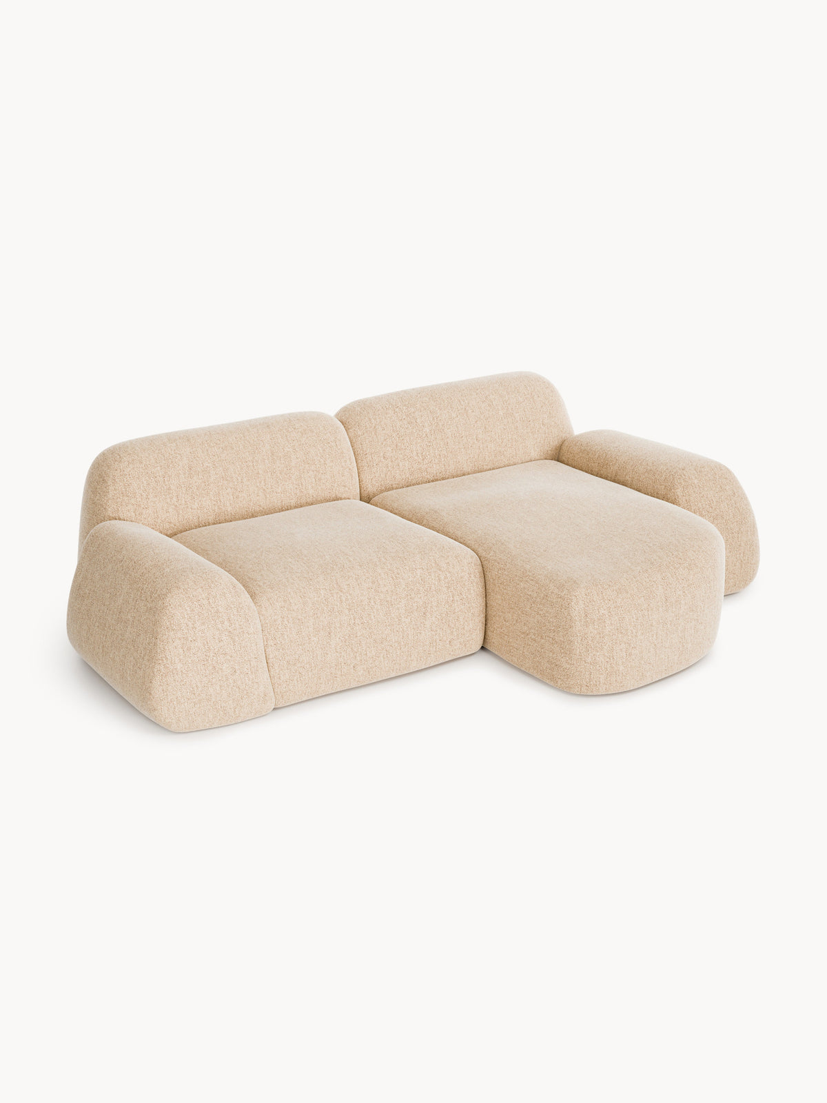 Wolquende Bouclé Modular Corner Sofa (3-Seater)