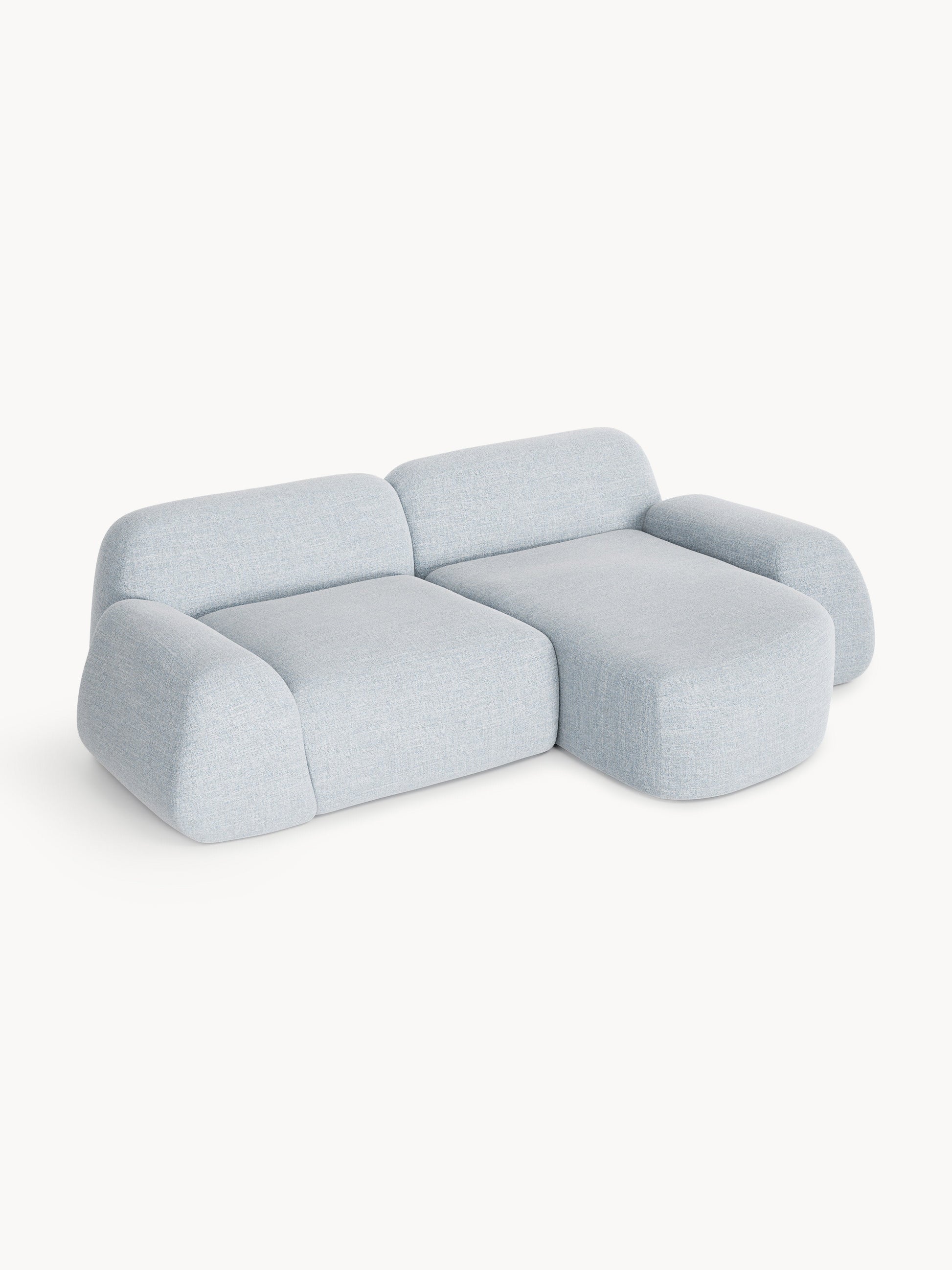 Wolquende Bouclé Modular Corner Sofa (3-Seater)