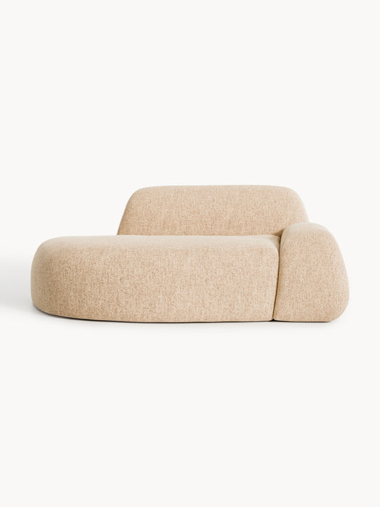 Wolquende Bouclé Sofa (2-Seater) with Chaise Longue