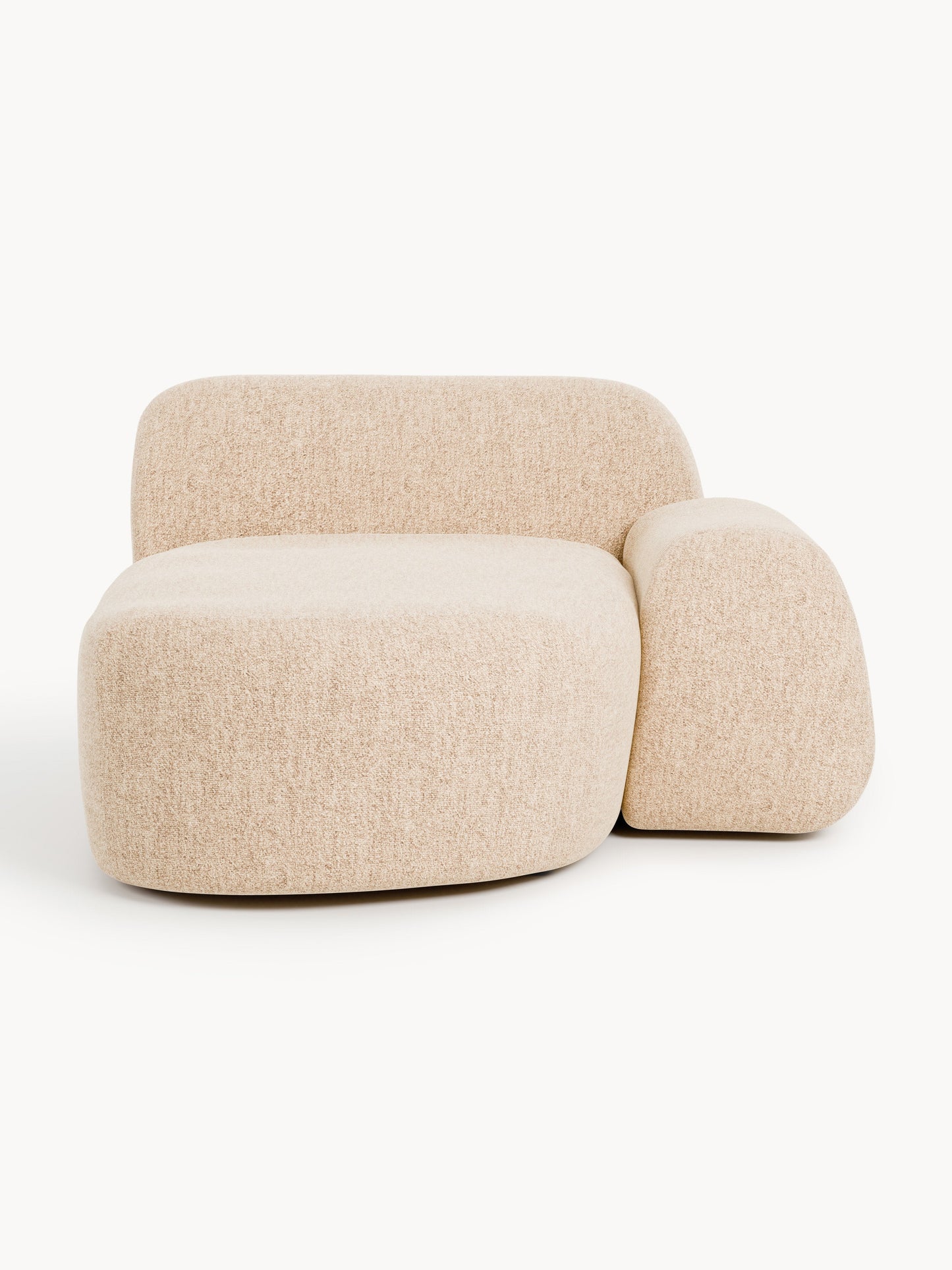 Wolquende Chaise Corner Module in Bouclé