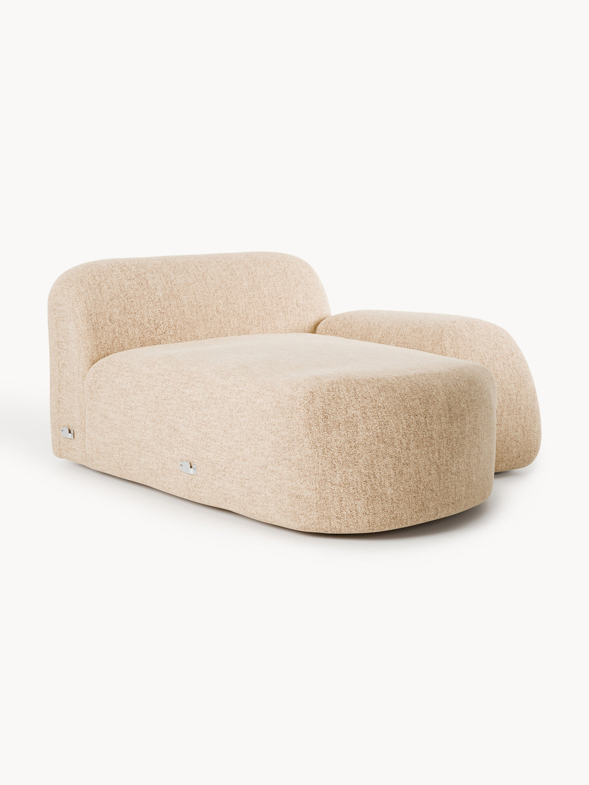 Wolquende Chaise Corner Module in Bouclé