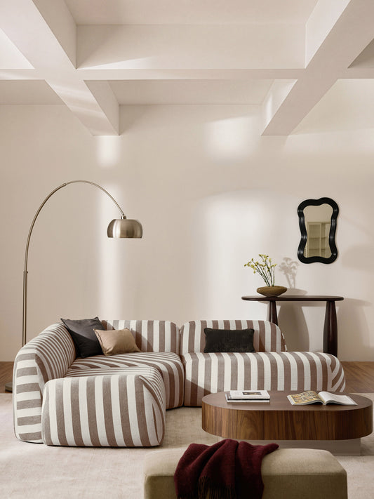 Wolquende Chaise Module, Striped
