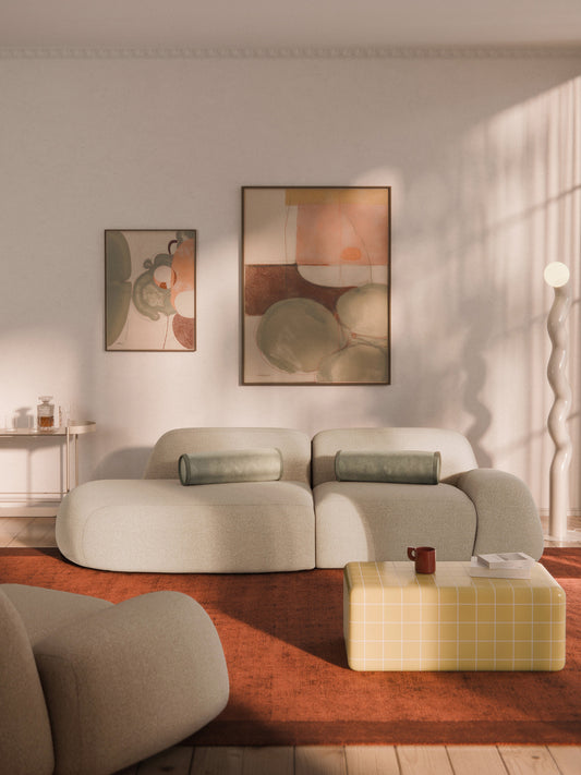 Wolquende Modular Chaise in Bouclé (3-Seater)