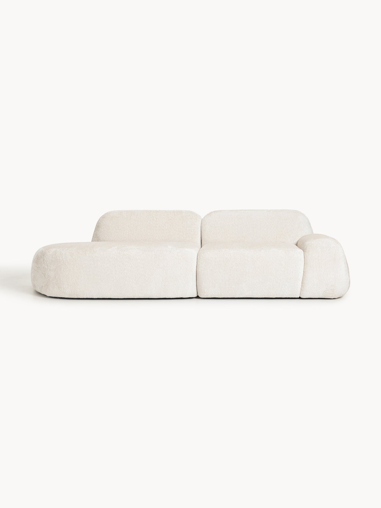 Wolquende Modular Chaise in Teddy Bouclé (3-Seater)