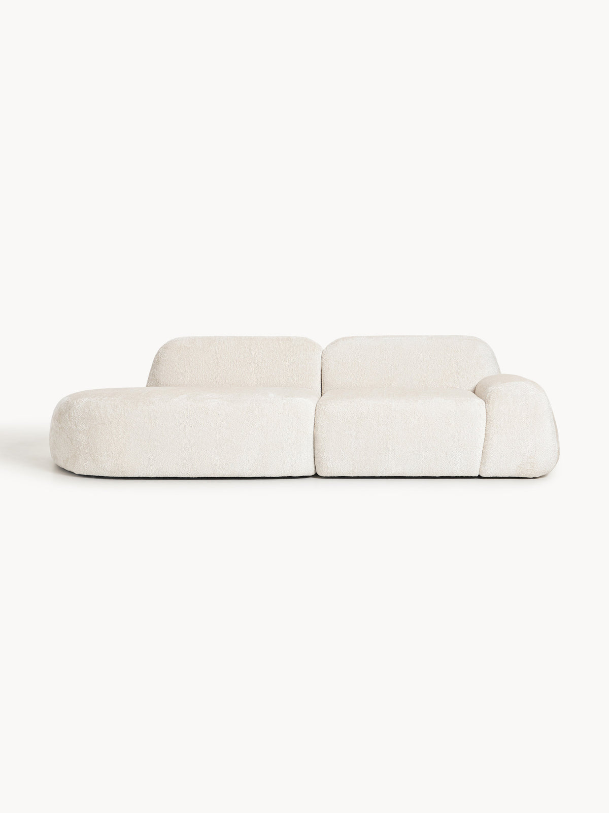 Wolquende Modular Chaise in Teddy Bouclé (3-Seater)