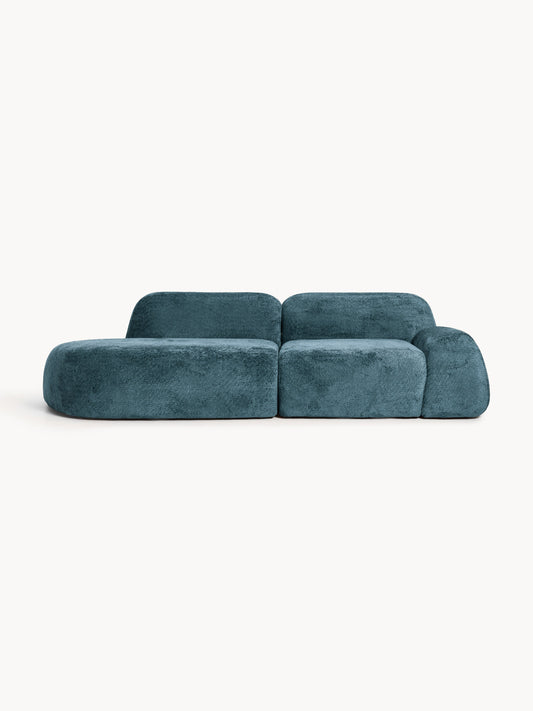 Wolquende Modular Chaise in Teddy Bouclé (3-Seater)