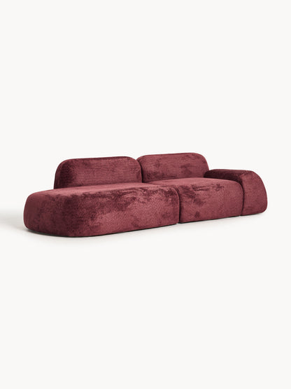 Wolquende Modular Chaise in Teddy Bouclé (3-Seater)