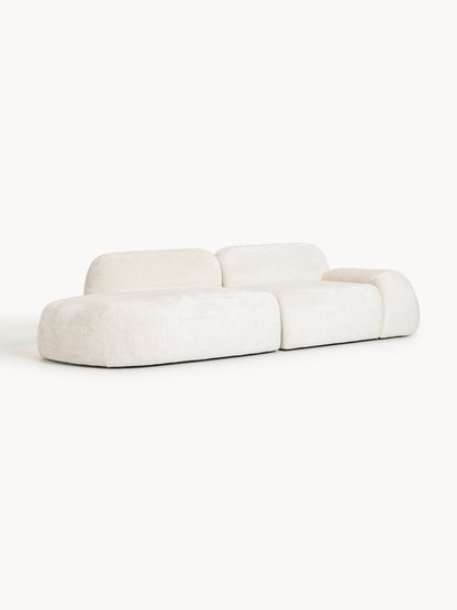 Wolquende Modular Chaise in Teddy Bouclé (3-Seater)