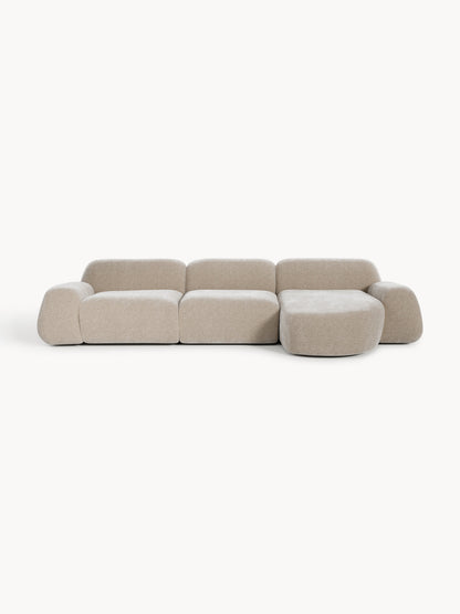 Wolquende Modular Corner Sofa in Teddy (4-Seater)
