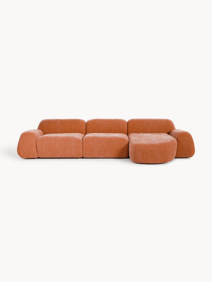 Wolquende Modular Corner Sofa in Teddy (4-Seater)