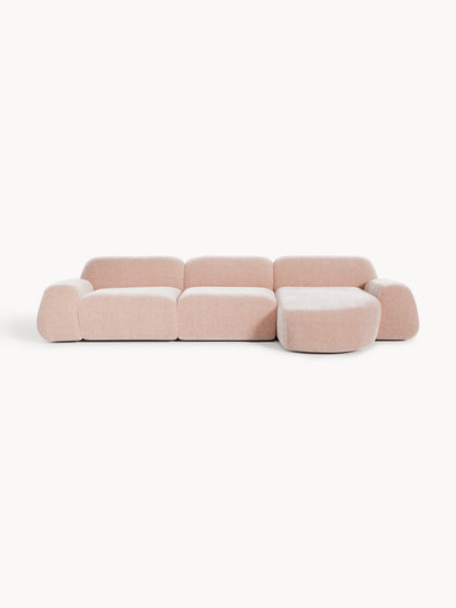 Wolquende Modular Corner Sofa in Teddy (4-Seater)