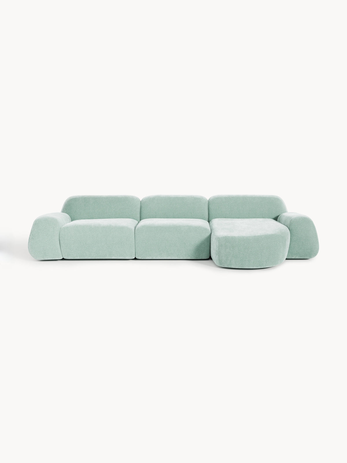 Wolquende Modular Corner Sofa in Teddy (4-Seater)
