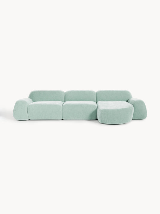 Wolquende Modular Corner Sofa in Teddy (4-Seater)