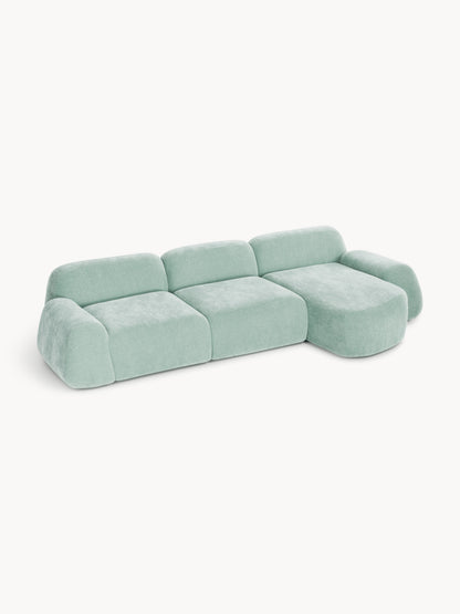 Wolquende Modular Corner Sofa in Teddy (4-Seater)
