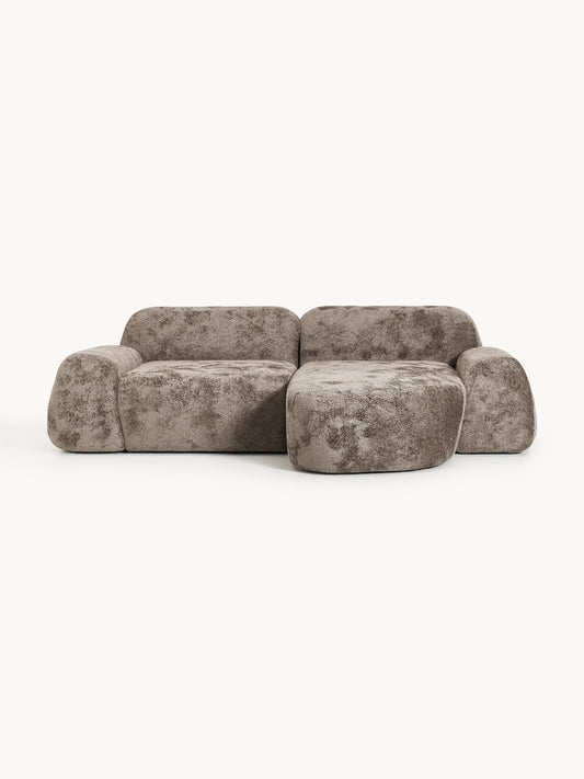 Wolquende Modular Corner Sofa in Teddy Bouclé (3-Seater)
