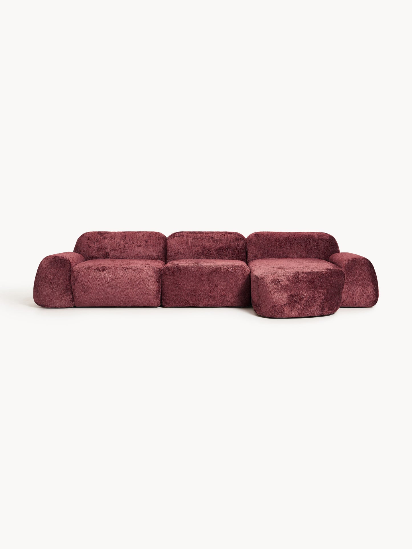 Wolquende Modular Corner Sofa in Teddy Bouclé (4-Seater)