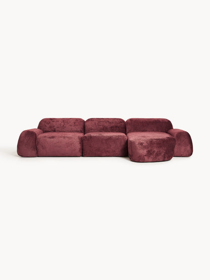 Wolquende Modular Corner Sofa in Teddy Bouclé (4-Seater)