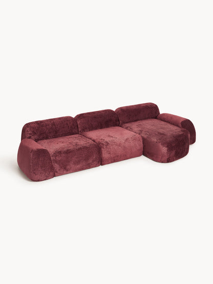 Wolquende Modular Corner Sofa in Teddy Bouclé (4-Seater)
