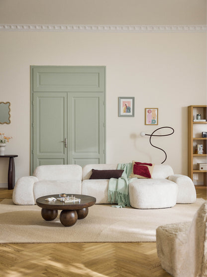 Wolquende Modular Corner Sofa in Teddy Bouclé (4-Seater)