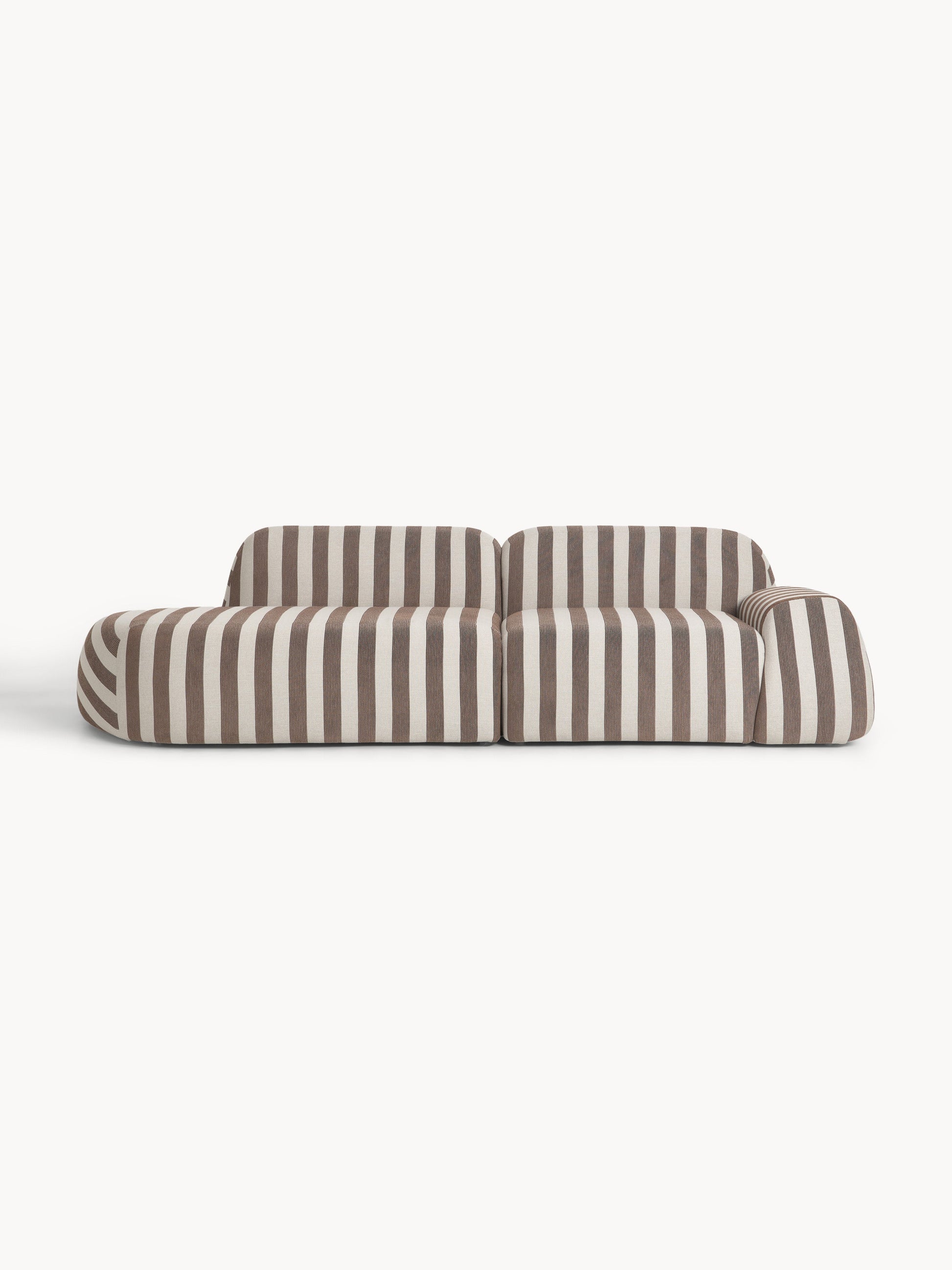 Wolquende Modular Striped Sofa (3-Seater)