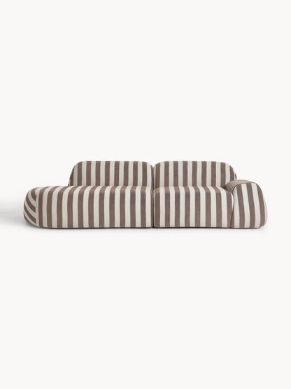 Wolquende Modular Striped Sofa (3-Seater)