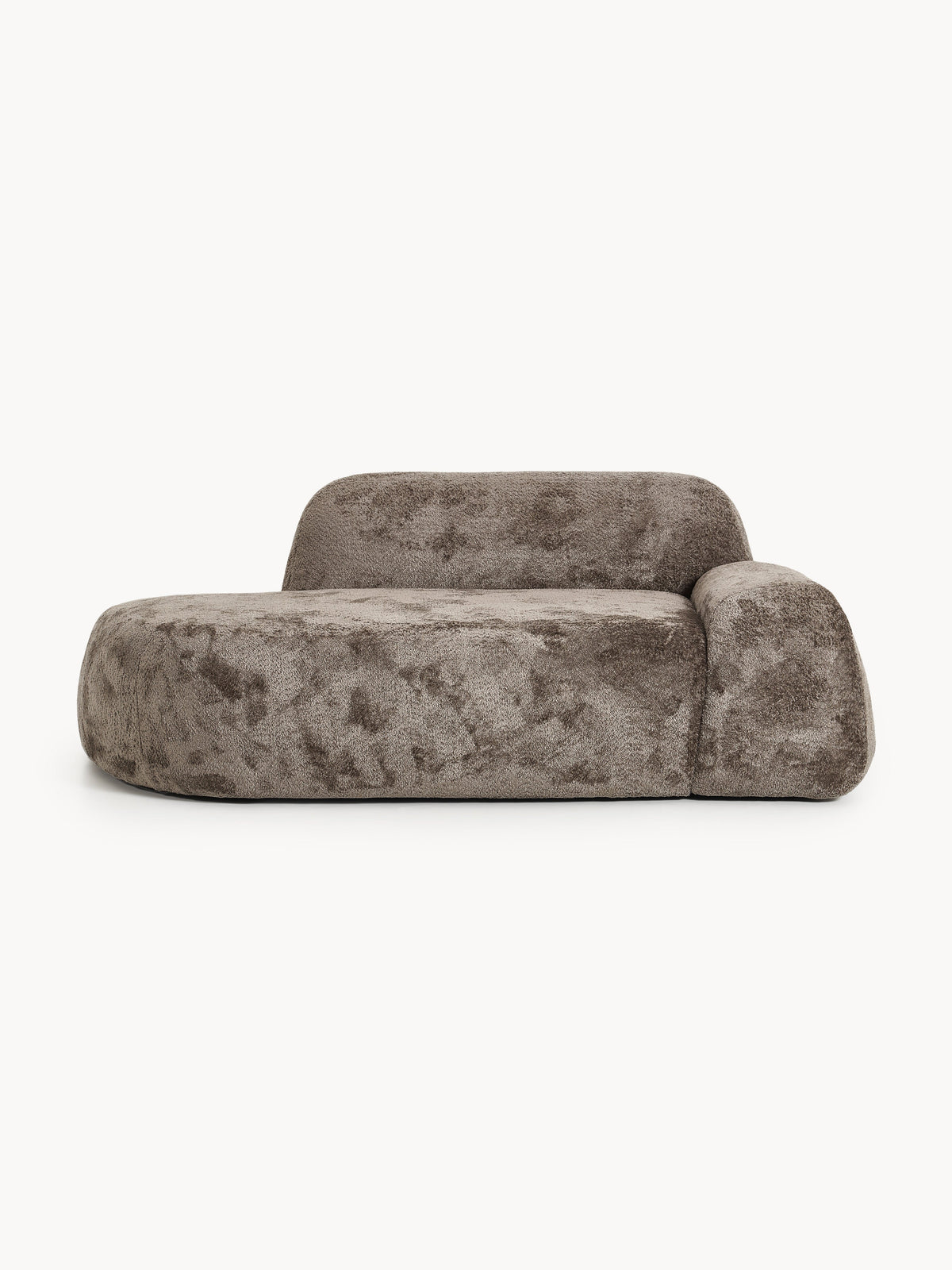 Wolquende Teddy Bouclé Sofa (2-Seater) with Chaise Longue