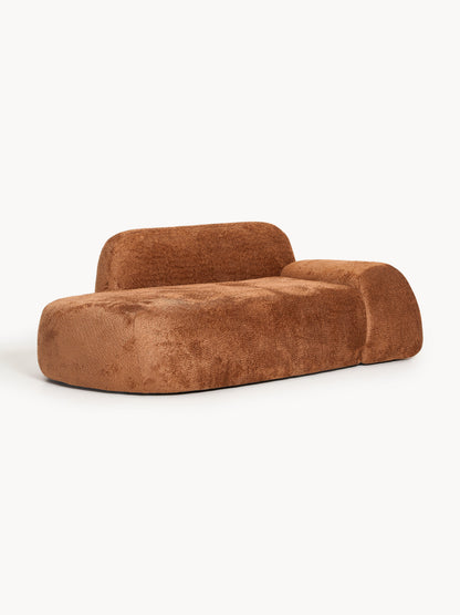 Wolquende Teddy Bouclé Sofa (2-Seater) with Chaise Longue