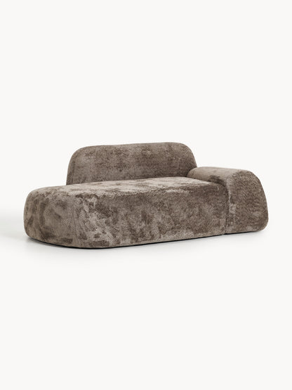 Wolquende Teddy Bouclé Sofa (2-Seater) with Chaise Longue