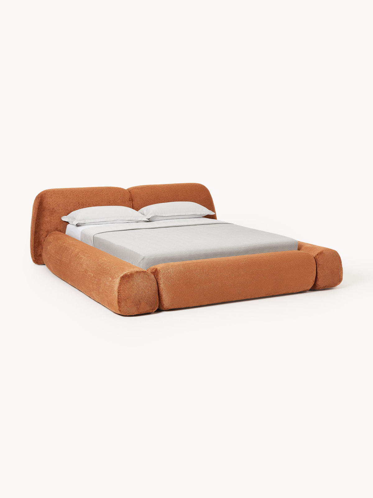 Wolquende Teddy Bouclé Upholstered Bed
