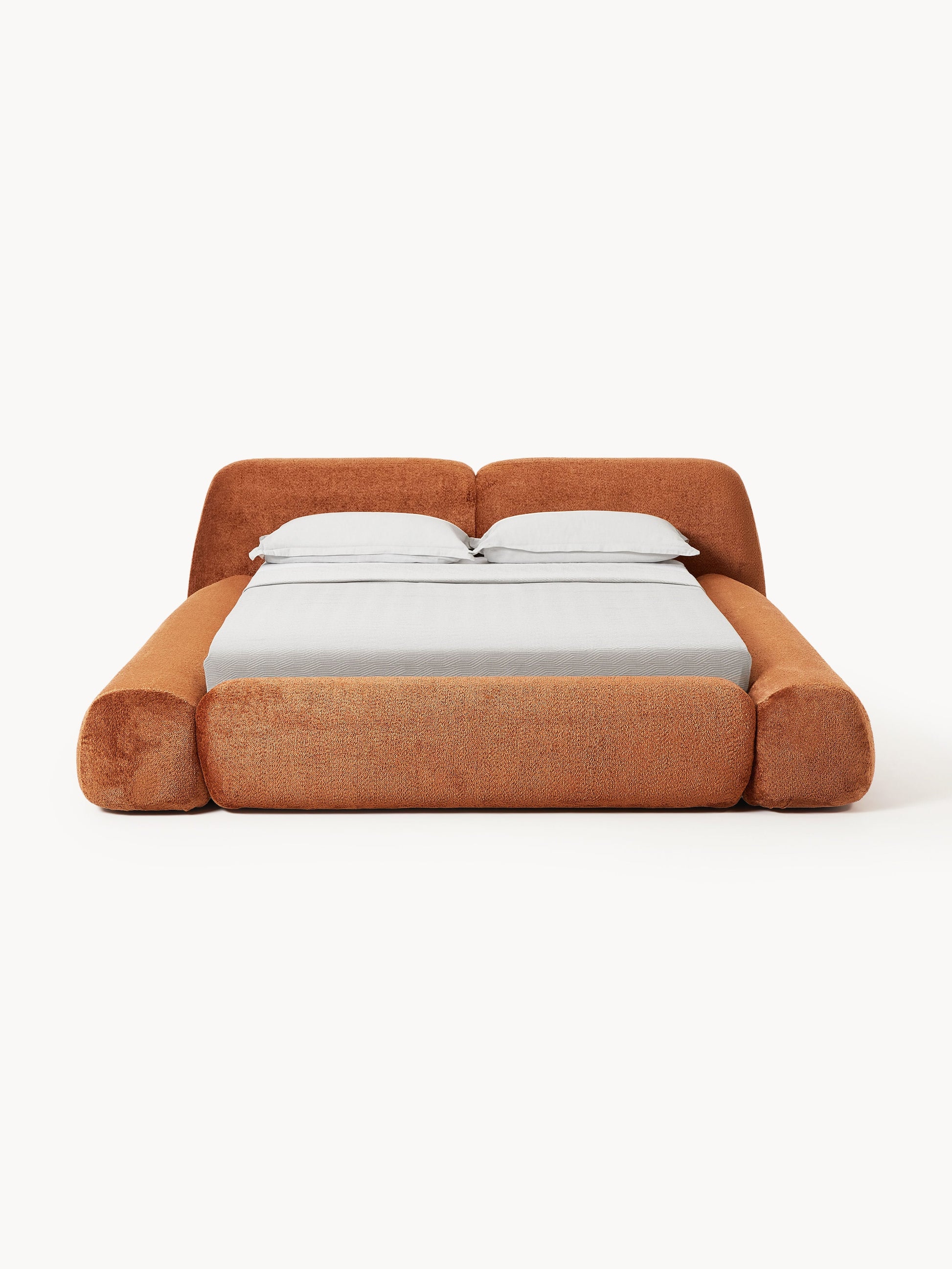 Wolquende Teddy Bouclé Upholstered Bed