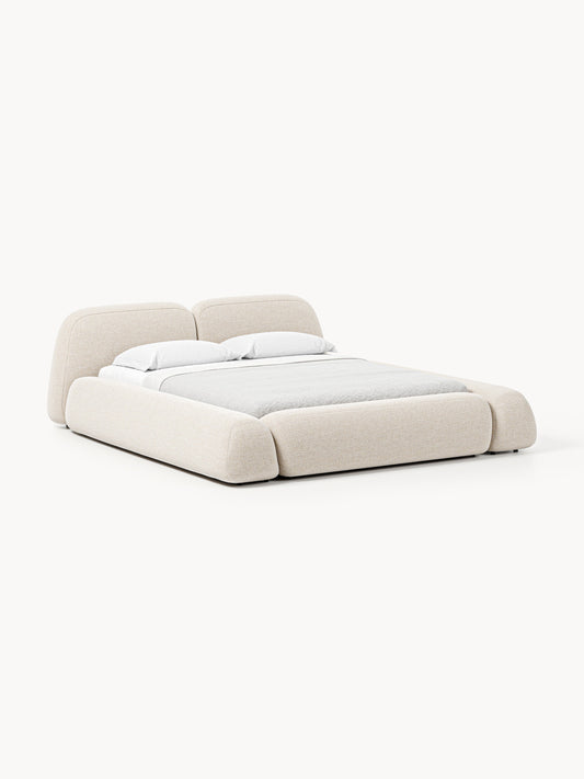 Wolquende Upholstered Bed in Bouclé